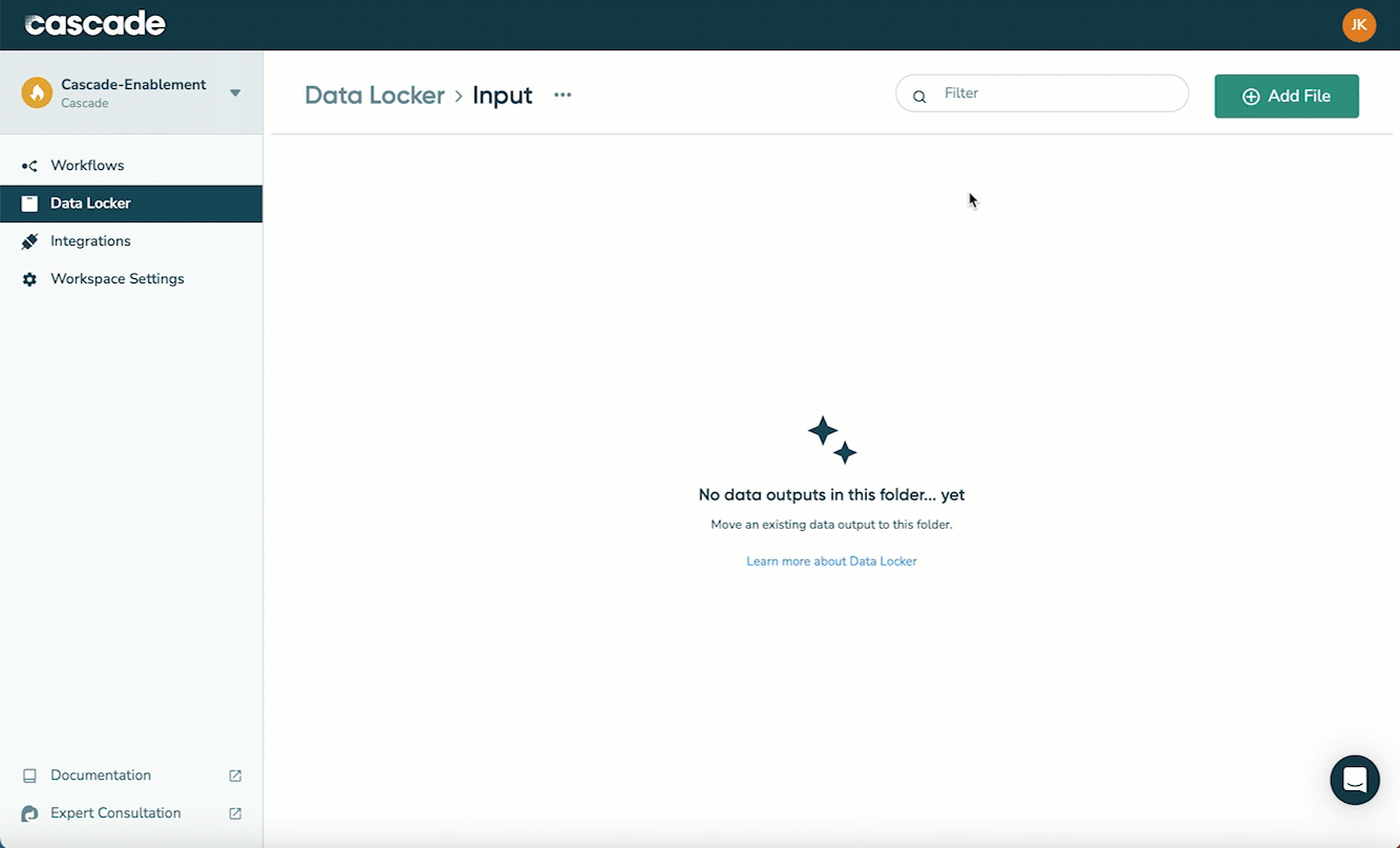 Click ‘Add File’ to navigate to the upload window